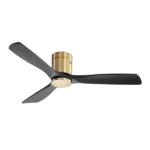 52 in. Indoor/Outdoor 6-Speed Ceiling Fan in Gold with Remote Control