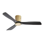52 in. Indoor/Outdoor 6-Speed Ceiling Fan in Gold with Remote Control