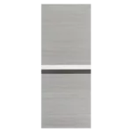 ELF 24 "x 80" Melamine Integrated Door Slab, No Assembly Required, Covered With 2mm Thick Melamine Protective Layer, Environmental-Friendly, Waterproof, Moisture-proof, Deformation Resistant