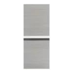 ELF 28 "x 80" Melamine Integrated Door Slab, No Assembly Required, Covered With 2mm Thick Melamine Protective Layer, Environmental-Friendly, Waterproof, Moisture-proof, Deformation Resistant