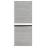 ELF 30 "x 80" Melamine Integrated Door Slab, No Assembly Required, Covered With 2mm Thick Melamine Protective Layer, Environmental-Friendly, Waterproof, Moisture-proof, Deformation Resistant
