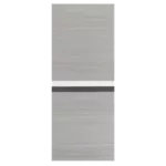ELF 32" x 80" Melamine Integrated Door Slab, Modern Interior Door Leaf, Covered By 2mm Thick Melamine Protective Layer, Environmental Friendly, Waterproof, Moisture-proof, Anti Deformation