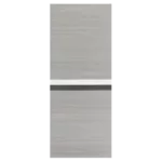 ELF 36 "x 80" Melamine Integrated Door Slab, No Assembly Required, Covered With 2mm Thick Melamine Protective Layer, Environmental-Friendly, Waterproof, Moisture-proof, Deformation Resistant