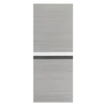 ELF 36" x 84" Melamine Integrated Door Slab + Frame + Casing Kit, Modern Interior Door Panel, Protected By 2mm Thick Melamine Layer, Painting Free, Waterproof, Moisture-proof, Anti Deformation
