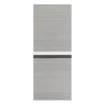 ELF 28" x 84" Melamine Integrated Door Slab + Frame + Casing Kit, Modern Interior Door Panel, Protected By 2mm Thick Melamine Layer, Painting Free, Waterproof, Moisture-proof, Anti Deformation