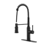 Touch Kitchen Faucet with Pull Down Sprayer in Matte Black