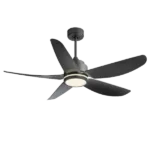 52. In Coffee Silver Smart Ceiling Fan with Remote Control