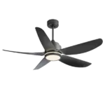 52. In Coffee Silver Smart Ceiling Fan with Remote Control