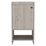 Westbury 1-Shelf Freestanding Vanity Cabinet Light Gray