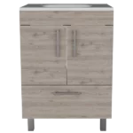 Clifton 2-Door Rectangle Single Bathroom Vanity Light Gray