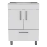 Clifton 2-Door Rectangle Single Bathroom Vanity White