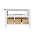ACME Sezye Kitchen Island  in White Finish