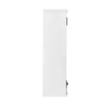 Modern Free-Standing Rectangular Bath Storage Shelf in White