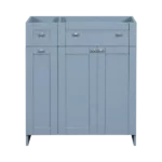 [Cabinet Only] 30" Bathroom vanity-Blue