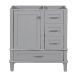 [Cabinet only] 30" Bathroom Vanity Gray