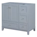 [Cabinet Only] 36" Bathroom Vanity-Gray Blue