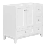 [Cabinet Only] 36" Bathroom vanity, white