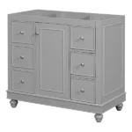 [Cabinet Only] 36" Gray Bathroom vanity
