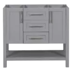 36-Inch Gray Bathroom Vanity