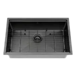 Stainless Steel 30 in. Single Bowl Undermount Workstation Kitchen Sink with Integrated Ledge