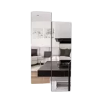 15 in. W x 25 in. H Oval Frameless Beveled Wall Mounted Vanity Mirror - HD Makeup & Dressing Mirror (Copy)
