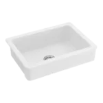 30 in. Single Bowl Farmhouse Kitchen Sink in White Color