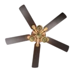 52 in. W Retro Indoor Bronze Ceiling Fan Lighting with Remote Control and 2 Down Rods