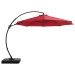 8Ft. Patio Umbrella, Outdoor Cantilever Offset Umbrella in Red Color