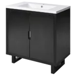 30" Bathroom vanity Set with Sink, Combo Cabinet, Bathroom Storage Cabinet, Solid Wood Frame