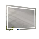 60 in. W x 48 in. H LED Lighted Rectangular Bathroom Wall Mounted Mirror in White