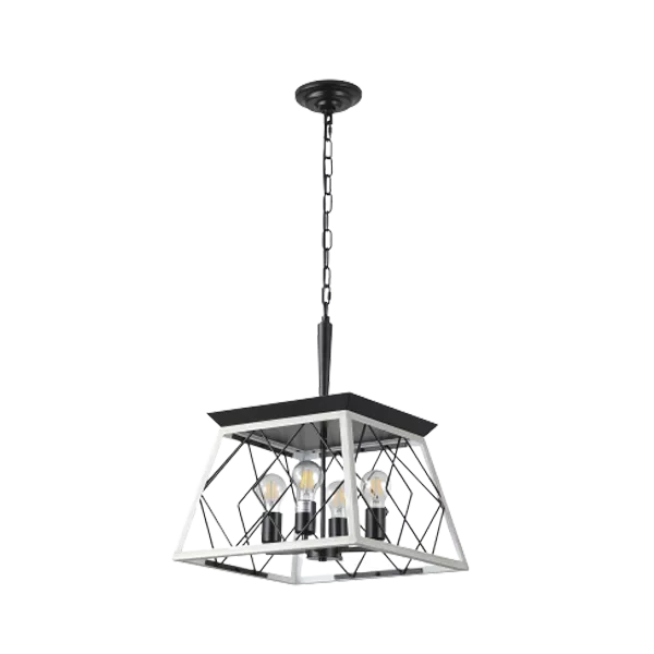 4-Light Farmhouse Chandeliers For Dining Room