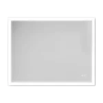 40 in. W x 32 in. H Rectangular Frameless LED Light Anti-Fog Wall Bathroom Vanity Mirror with Backlit and Front Light
